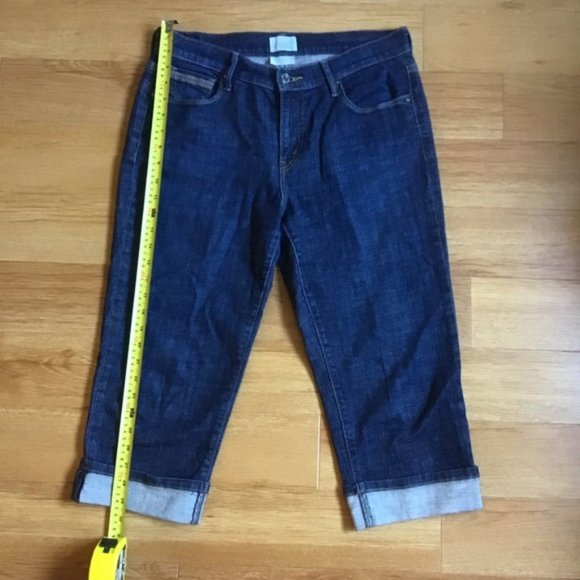 Levi’s Dark Blue 515 Cropped Jeans Sz 6 - Picture 1 of 7